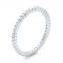 14k White Gold Diamond Stackable Eternity Band