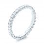  Platinum Platinum Diamond Stackable Eternity Band - Three-Quarter View -  101933 - Thumbnail