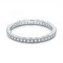  Platinum Platinum Diamond Stackable Eternity Band - Flat View -  101895 - Thumbnail