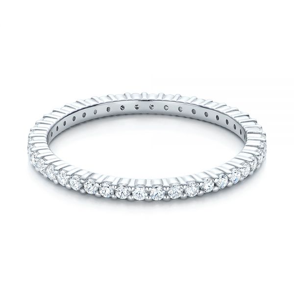  Platinum Platinum Diamond Stackable Eternity Band - Flat View -  101900