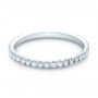 14k White Gold 14k White Gold Diamond Stackable Eternity Band - Flat View -  101914 - Thumbnail