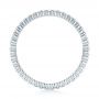 18k White Gold Diamond Stackable Eternity Band - Front View -  101900 - Thumbnail