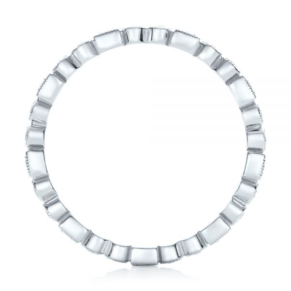  Platinum Platinum Diamond Stackable Eternity Band - Front View -  101925