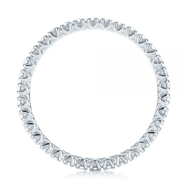  Platinum Platinum Diamond Stackable Eternity Band - Front View -  101933