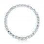18k White Gold Diamond Stackable Eternity Band - Front View -  101933 - Thumbnail