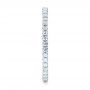 18k White Gold Diamond Stackable Eternity Band - Side View -  101900 - Thumbnail