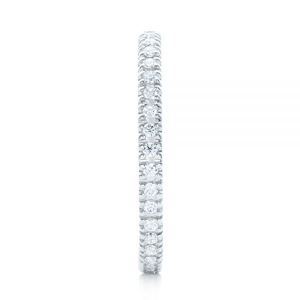  Platinum Platinum Diamond Stackable Eternity Band - Side View -  101914