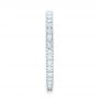 14k White Gold 14k White Gold Diamond Stackable Eternity Band - Side View -  101914 - Thumbnail