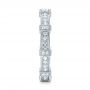 14k White Gold 14k White Gold Diamond Stackable Eternity Band - Side View -  101922 - Thumbnail