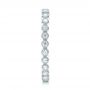 14k White Gold 14k White Gold Diamond Stackable Eternity Band - Side View -  101930 - Thumbnail