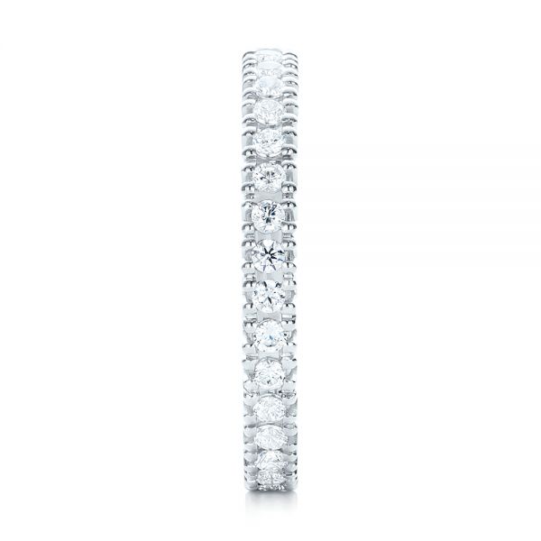  Platinum Platinum Diamond Stackable Eternity Band - Side View -  101933