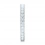  Platinum Platinum Diamond Stackable Eternity Band - Side View -  101933 - Thumbnail