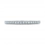 14k White Gold 14k White Gold Diamond Stackable Eternity Band - Top View -  101895 - Thumbnail