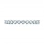  Platinum Platinum Diamond Stackable Eternity Band - Top View -  101930 - Thumbnail