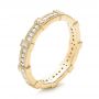 18k Yellow Gold 18k Yellow Gold Diamond Stackable Eternity Band - Three-Quarter View -  101922 - Thumbnail