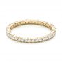 18k Yellow Gold 18k Yellow Gold Diamond Stackable Eternity Band - Flat View -  101900 - Thumbnail