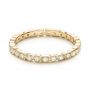 18k Yellow Gold 18k Yellow Gold Diamond Stackable Eternity Band - Flat View -  101925 - Thumbnail