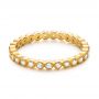 14k Yellow Gold 14k Yellow Gold Diamond Stackable Eternity Band - Flat View -  101930 - Thumbnail