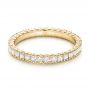 14k Yellow Gold 14k Yellow Gold Diamond Stackable Eternity Band - Flat View -  101933 - Thumbnail