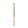 18k Yellow Gold 18k Yellow Gold Diamond Stackable Eternity Band - Side View -  101900 - Thumbnail