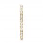 14k Yellow Gold 14k Yellow Gold Diamond Stackable Eternity Band - Side View -  101914 - Thumbnail
