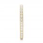 18k Yellow Gold 18k Yellow Gold Diamond Stackable Eternity Band - Side View -  101914 - Thumbnail