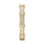 14k Yellow Gold 14k Yellow Gold Diamond Stackable Eternity Band - Side View -  101922 - Thumbnail