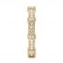 18k Yellow Gold 18k Yellow Gold Diamond Stackable Eternity Band - Side View -  101922 - Thumbnail