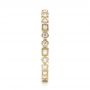 14k Yellow Gold 14k Yellow Gold Diamond Stackable Eternity Band - Side View -  101925 - Thumbnail