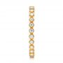 18k Yellow Gold Diamond Stackable Eternity Band - Side View -  101930 - Thumbnail
