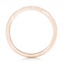 14k Rose Gold 14k Rose Gold Diamond Wedding Band - Front View -  102232 - Thumbnail