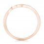 14k Rose Gold 14k Rose Gold Diamond Wedding Band - Front View -  102331 - Thumbnail