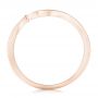 14k Rose Gold 14k Rose Gold Diamond Wedding Band - Front View -  102331 - Thumbnail