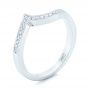 18k White Gold Diamond Wedding Band