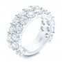  Platinum Diamond Wedding Band - Three-Quarter View -  106670 - Thumbnail