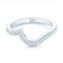 18k White Gold 18k White Gold Diamond Wedding Band - Flat View -  102331 - Thumbnail