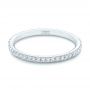  Platinum Diamond Wedding Band - Flat View -  102822 - Thumbnail