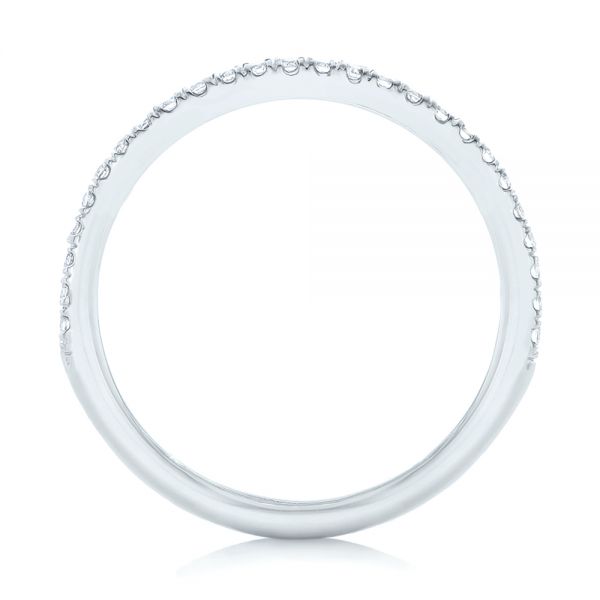 Platinum Diamond Wedding Band - Front View - 102822