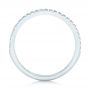 18k White Gold 18k White Gold Diamond Wedding Band - Front View -  102822 - Thumbnail