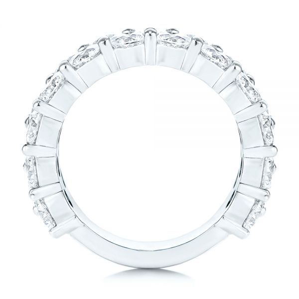Platinum Diamond Wedding Band - Front View - 106670