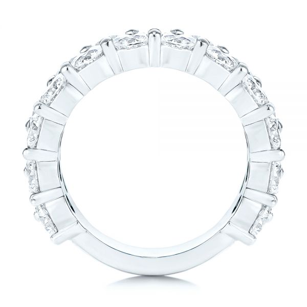  Platinum Diamond Wedding Band - Front View -  106670