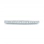 18k White Gold 18k White Gold Diamond Wedding Band - Top View -  102822 - Thumbnail