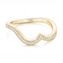 14k Yellow Gold 14k Yellow Gold Diamond Wedding Band - Flat View -  102232 - Thumbnail