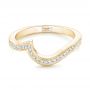 18k Yellow Gold 18k Yellow Gold Diamond Wedding Band - Flat View -  102331 - Thumbnail