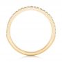 18k Yellow Gold 18k Yellow Gold Diamond Wedding Band - Front View -  102822 - Thumbnail