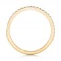 18k Yellow Gold 18k Yellow Gold Diamond Wedding Band - Front View -  102822 - Thumbnail