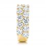 14k Yellow Gold 14k Yellow Gold Diamond Wedding Band - Side View -  106670 - Thumbnail