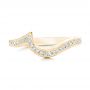 14k Yellow Gold 14k Yellow Gold Diamond Wedding Band - Top View -  102331 - Thumbnail