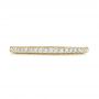 18k Yellow Gold 18k Yellow Gold Diamond Wedding Band - Top View -  102822 - Thumbnail