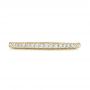 14k Yellow Gold 14k Yellow Gold Diamond Wedding Band - Top View -  102822 - Thumbnail